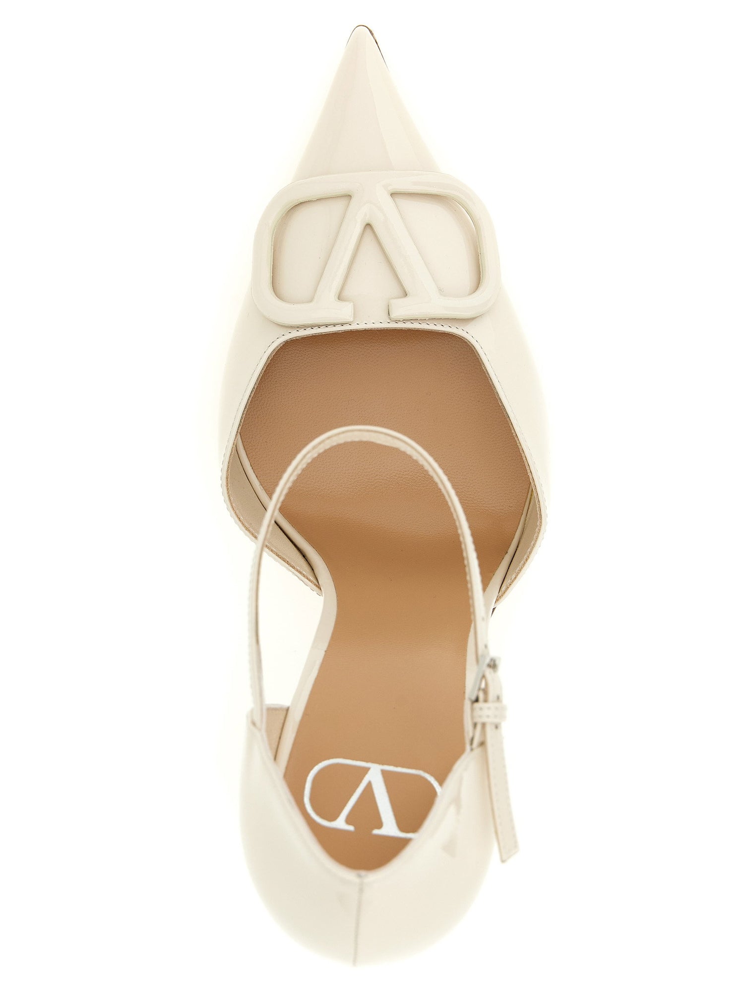 Valentino Garavani Dorsay Pumps White