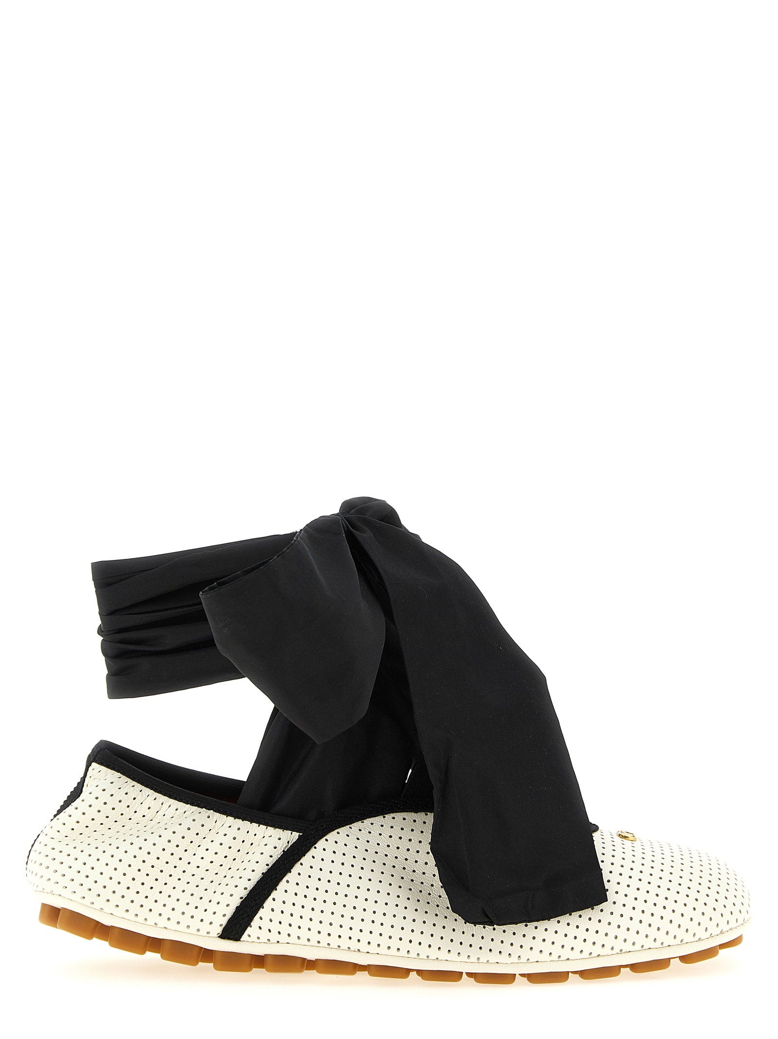Valentino Garavani Rythmika Ballet Flats White/black