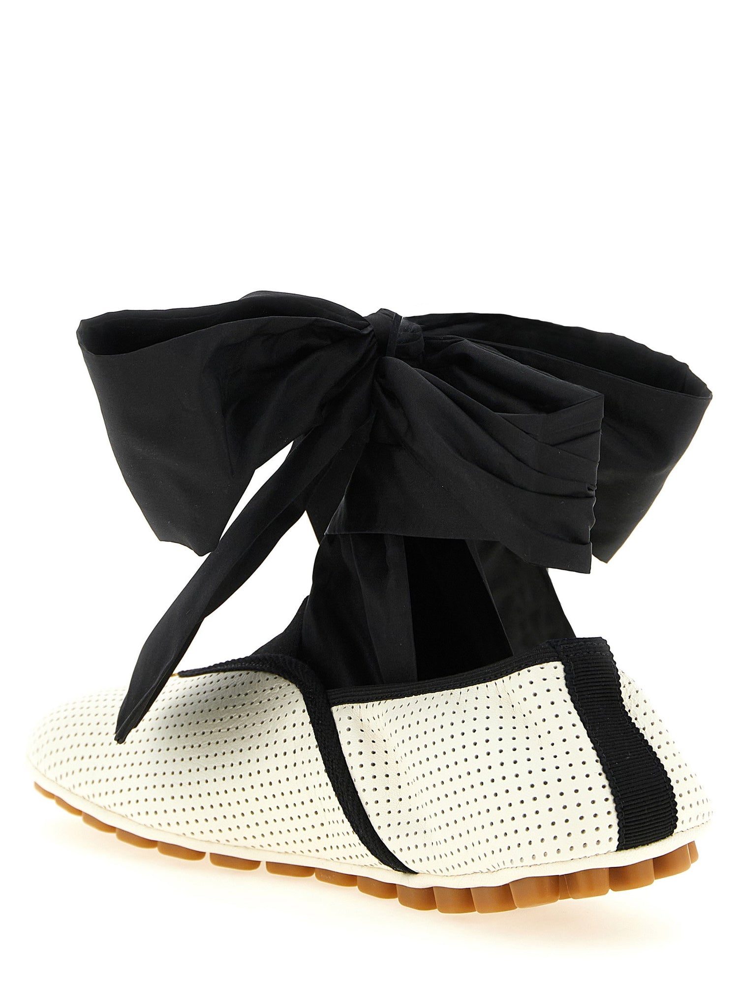 Valentino Garavani Rythmika Ballet Flats White/black