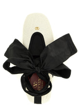Valentino Garavani Rythmika Ballet Flats White/black