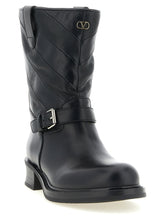 Valentino Garavani Rayons Ankle Boots Black