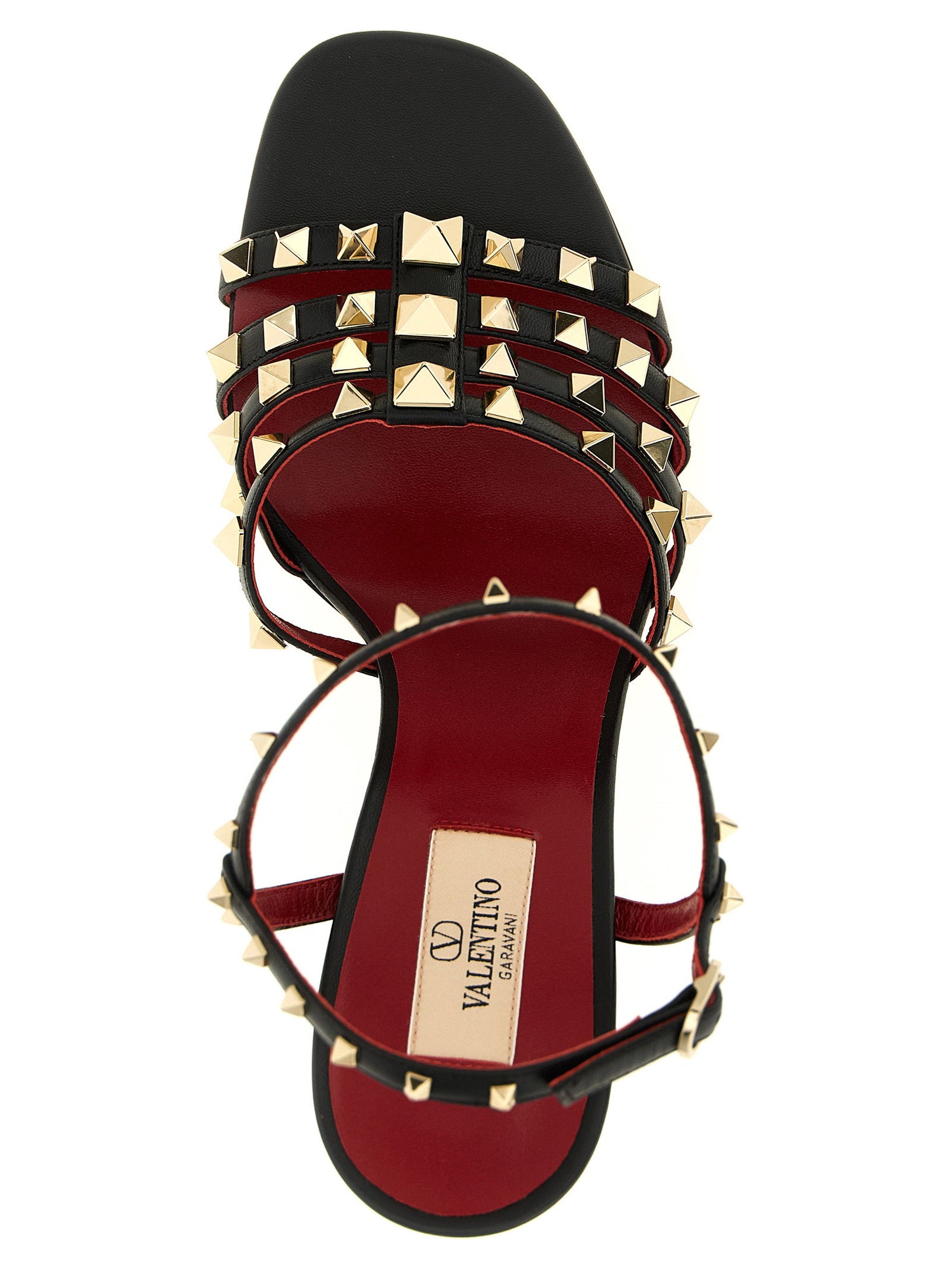 Valentino Garavani Rockstud Sandals Black