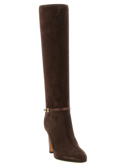 Valentino Garavani Pattie Boots Brown