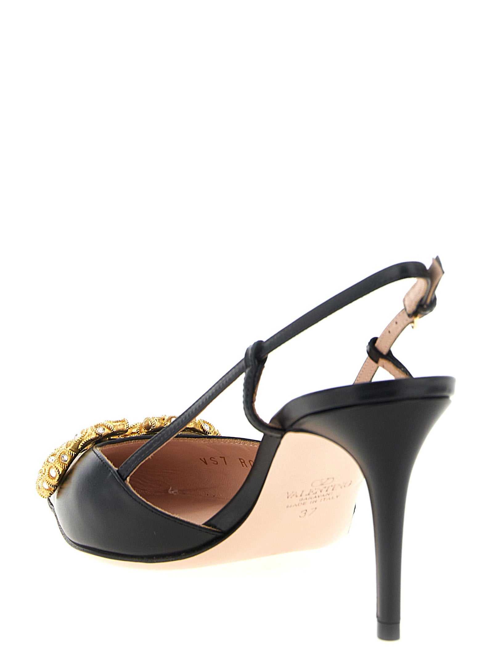 Slingback Valentino Garavani Vlogo Signature Black