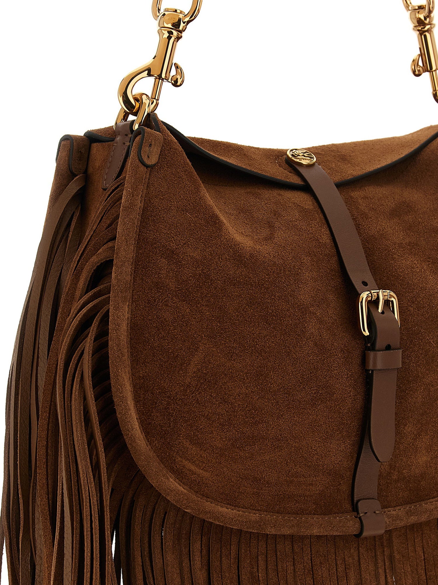 Etro Pony Medium Shoulder Bag Brown