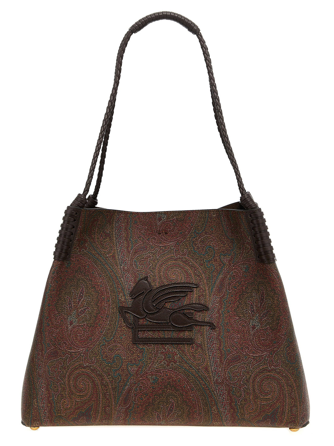 Etro Medium Libra Shopping Bag Brown