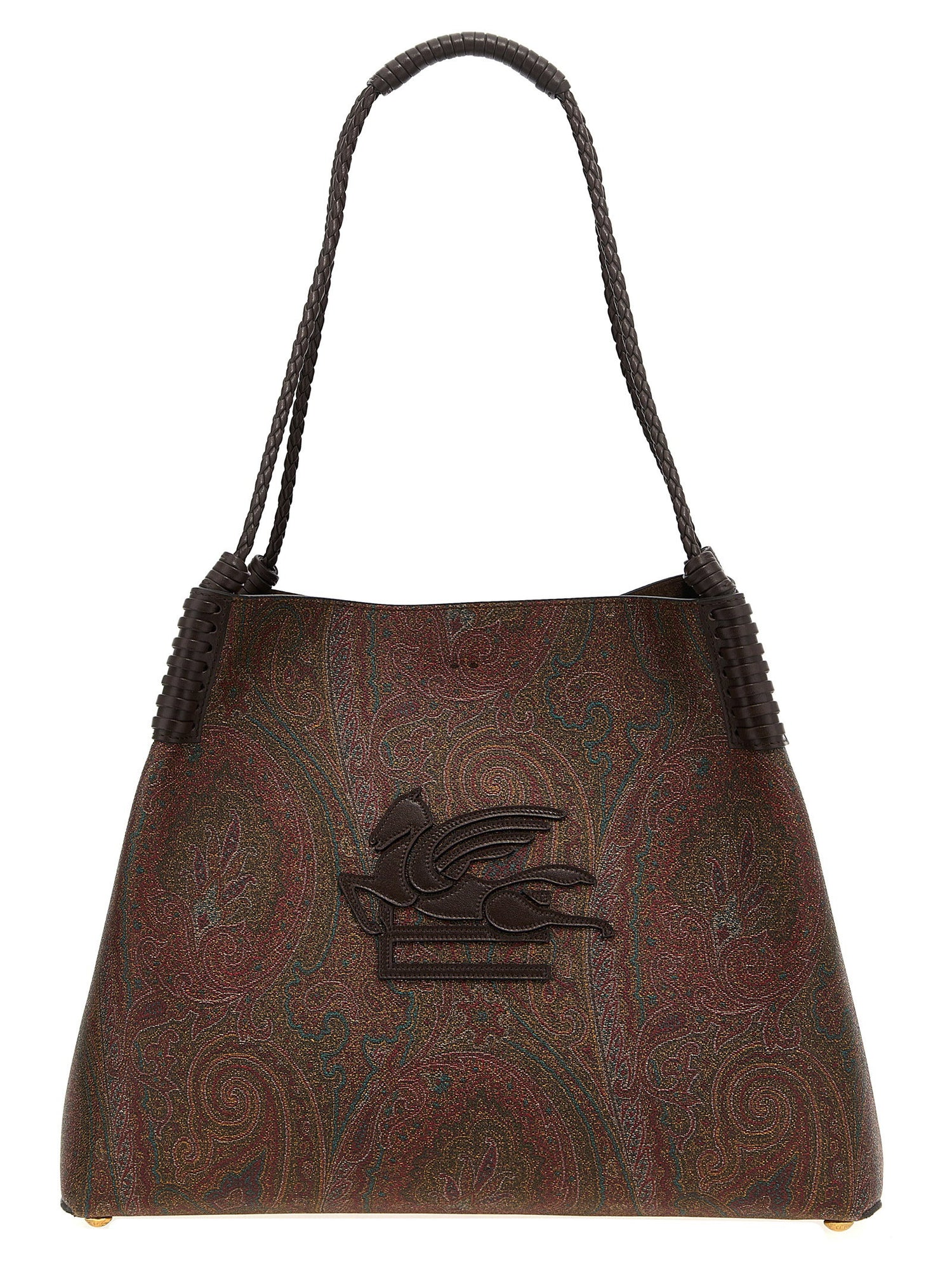 Etro Medium Libra Shopping Bag Brown