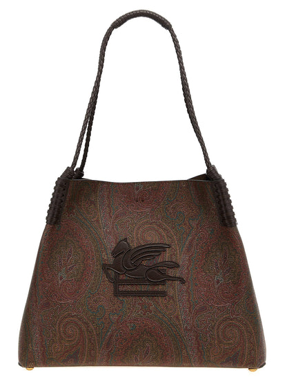 Etro Medium Libra Shopping Bag Brown
