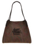 Etro Medium Libra Shopping Bag Brown