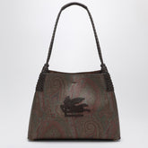 Etro Medium Libra Paisley Shopping Bag Brown