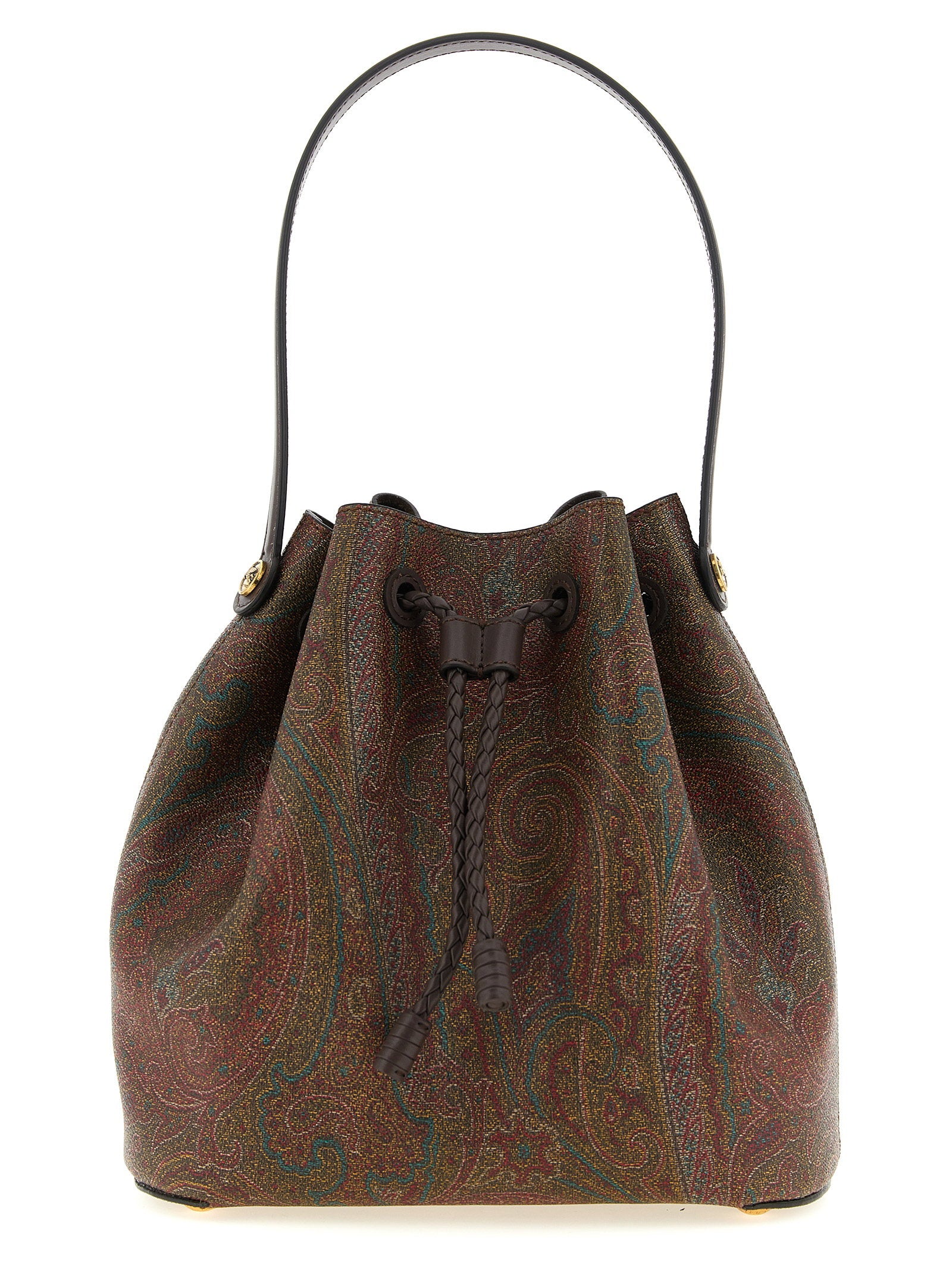 Etro Arnica Small Bucket Bag Brown