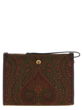 Etro Medium Jacquard Pouch Multicolor