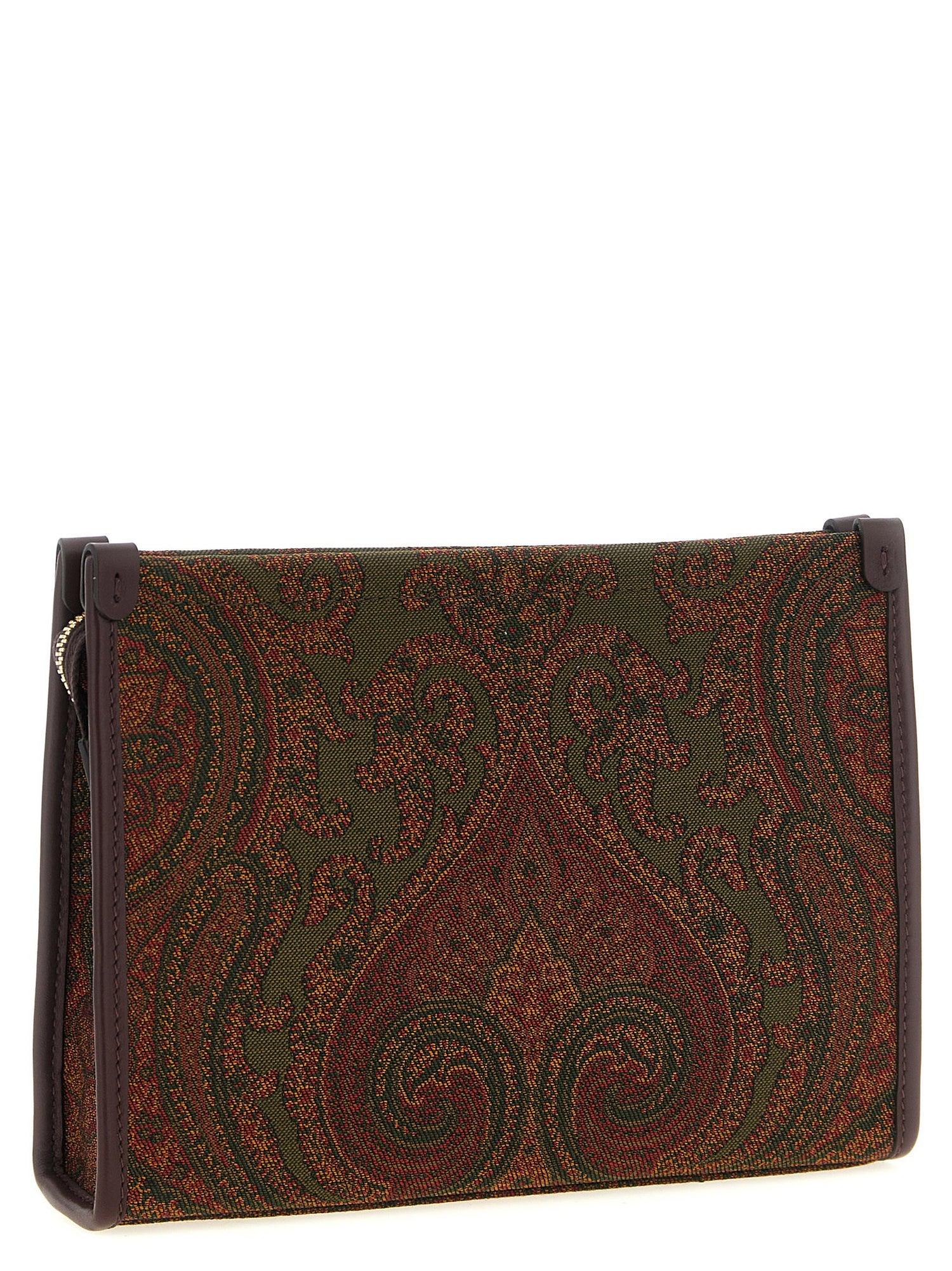 Etro Medium Jacquard Pouch Multicolor