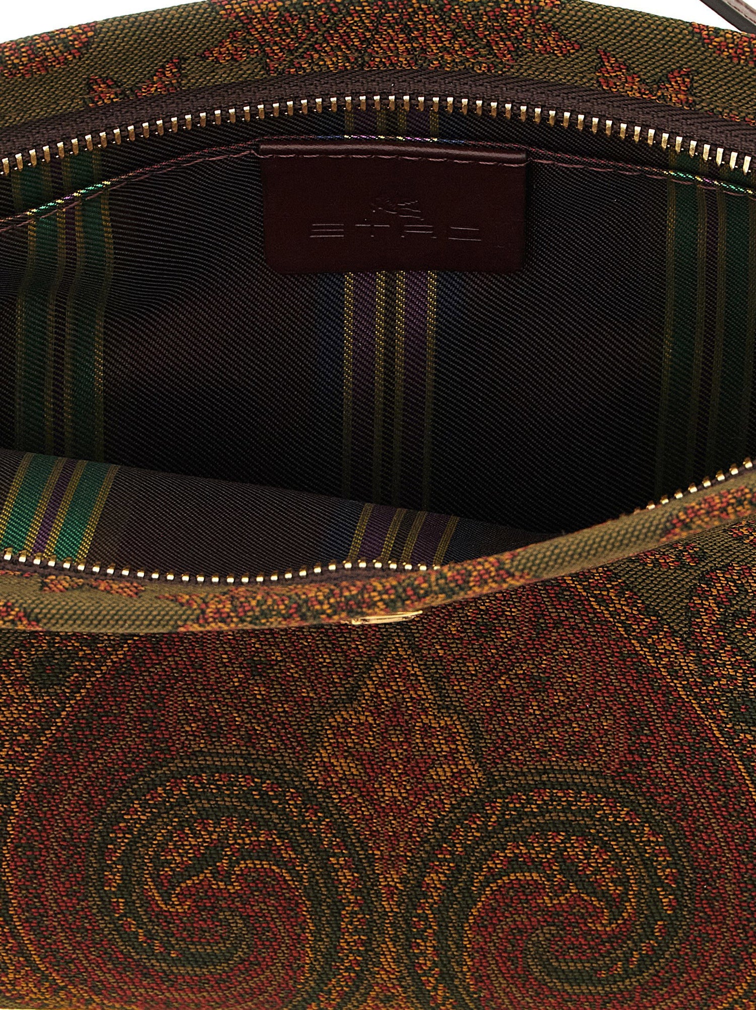 Etro Medium Jacquard Pouch Multicolor