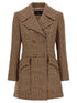 Etro Prince Of Wales Coat Brown