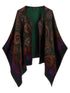 Etro Reversible Paisley Dégradé Cape Multicolor