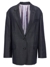 Etro Pegaso Single-breasted Blazer Blue