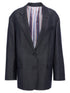 Etro Pegaso Single-breasted Blazer Blue