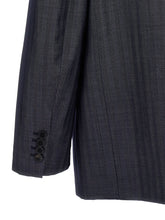 Etro Pegaso Single-breasted Blazer Blue