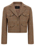 Etro Prince Of Wales Blazer Brown