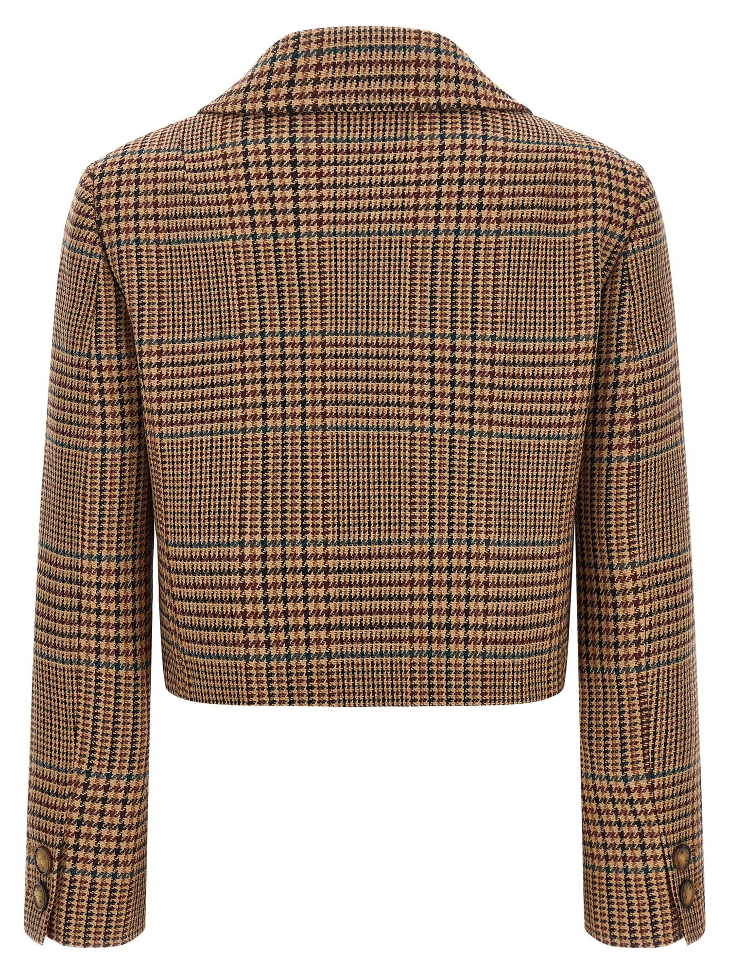 Etro Prince Of Wales Blazer Brown