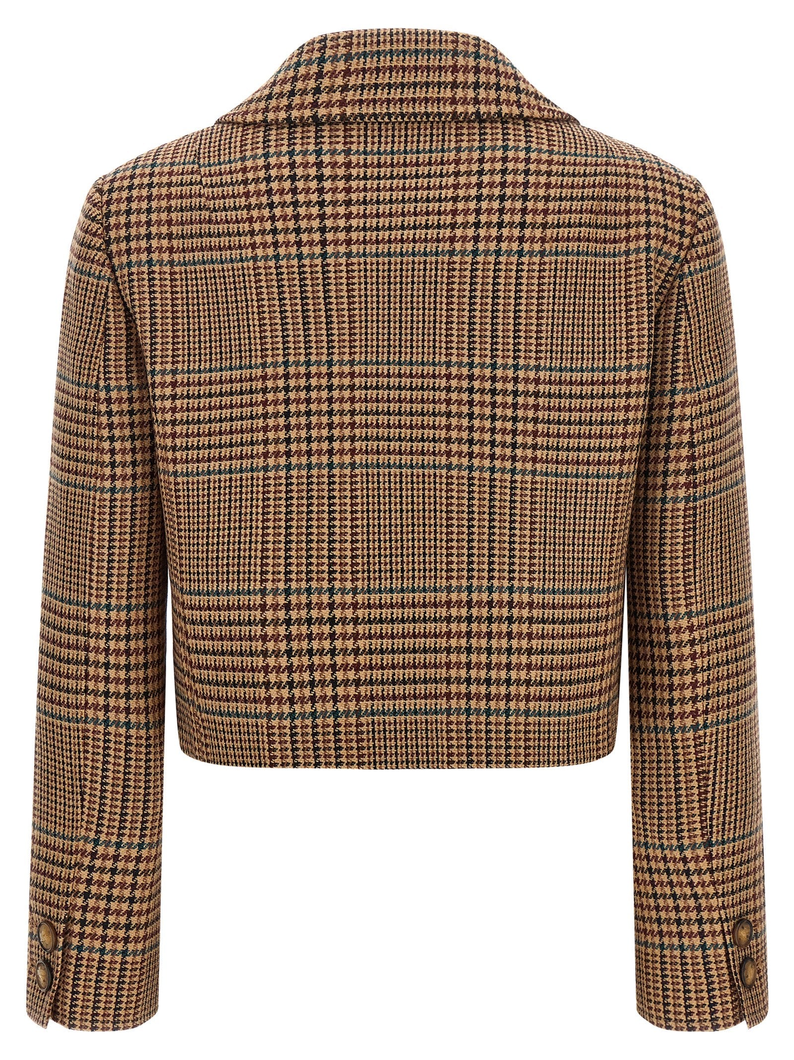 Etro Prince Of Wales Blazer Brown
