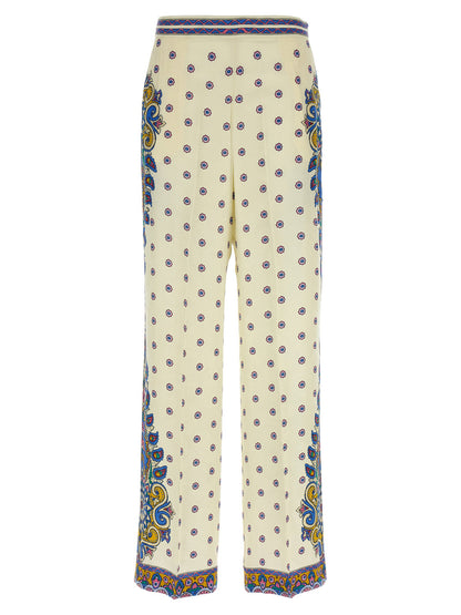 Etro Palazzo Pants White