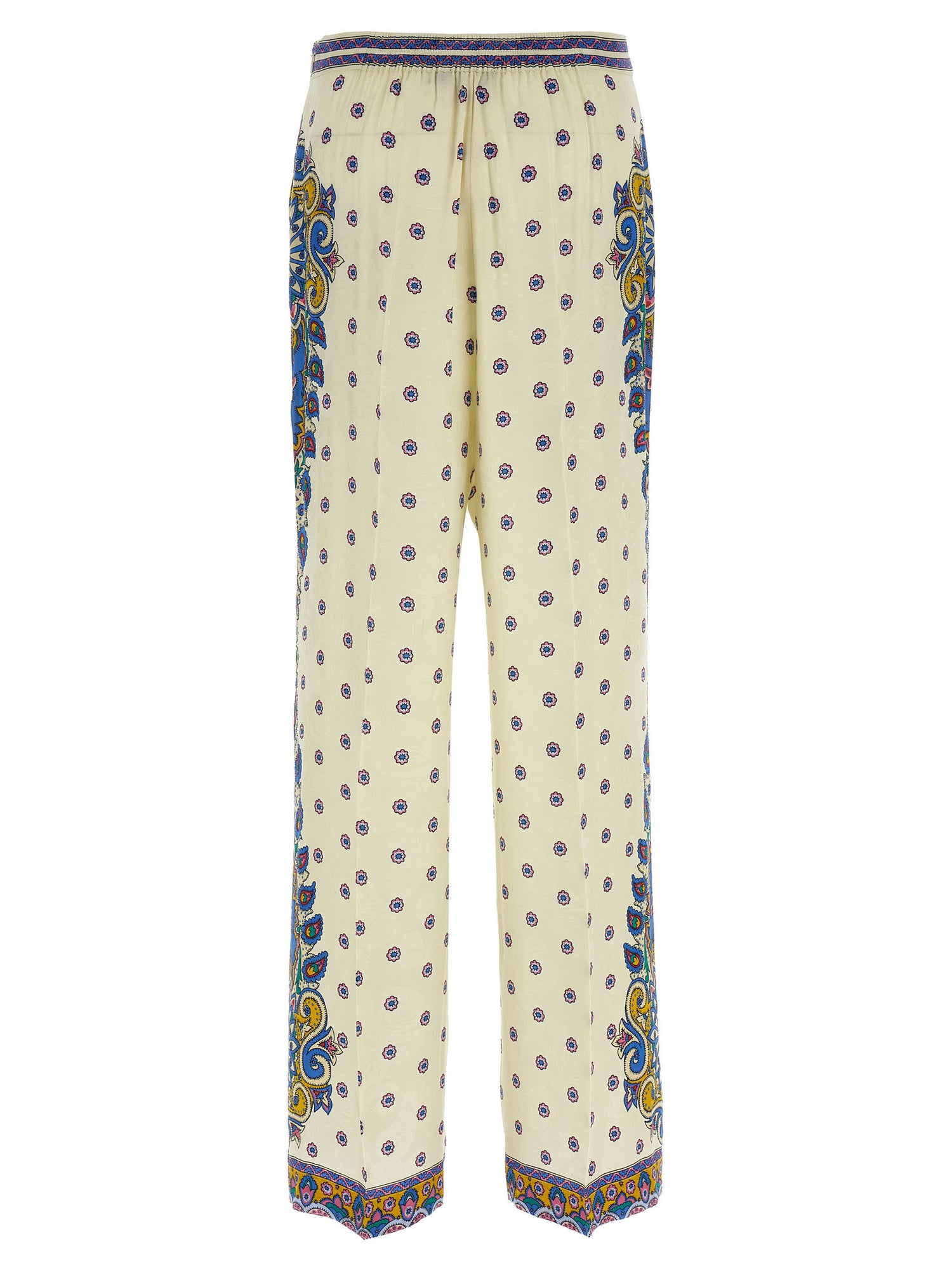 Etro Palazzo Pants White