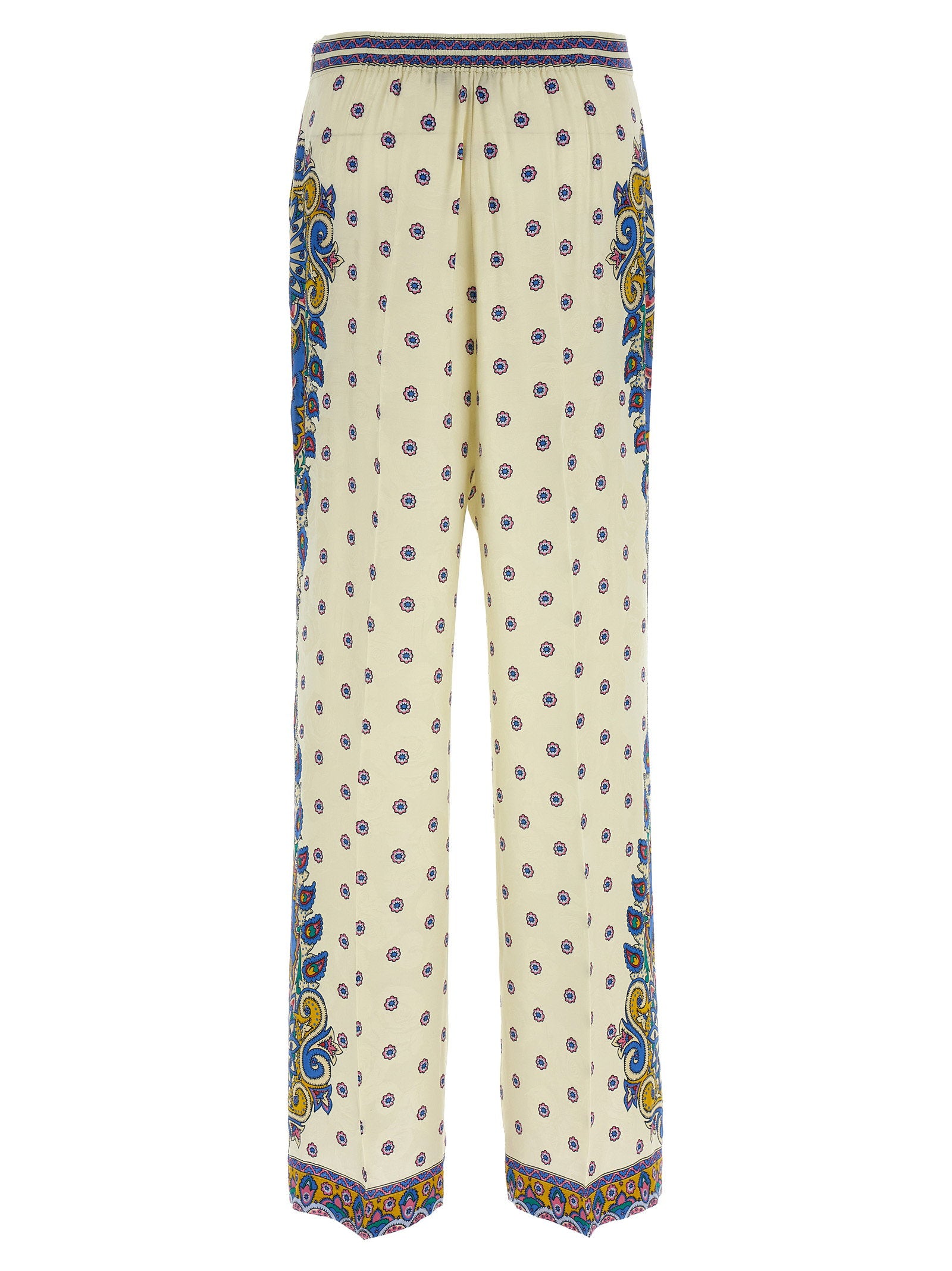 Etro Palazzo Pants White