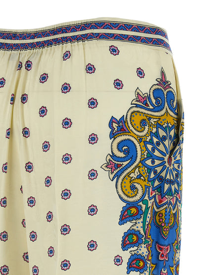 Etro Palazzo Pants White