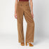 Etro Brown Velvet Corduroy Palazzo Pants Brown