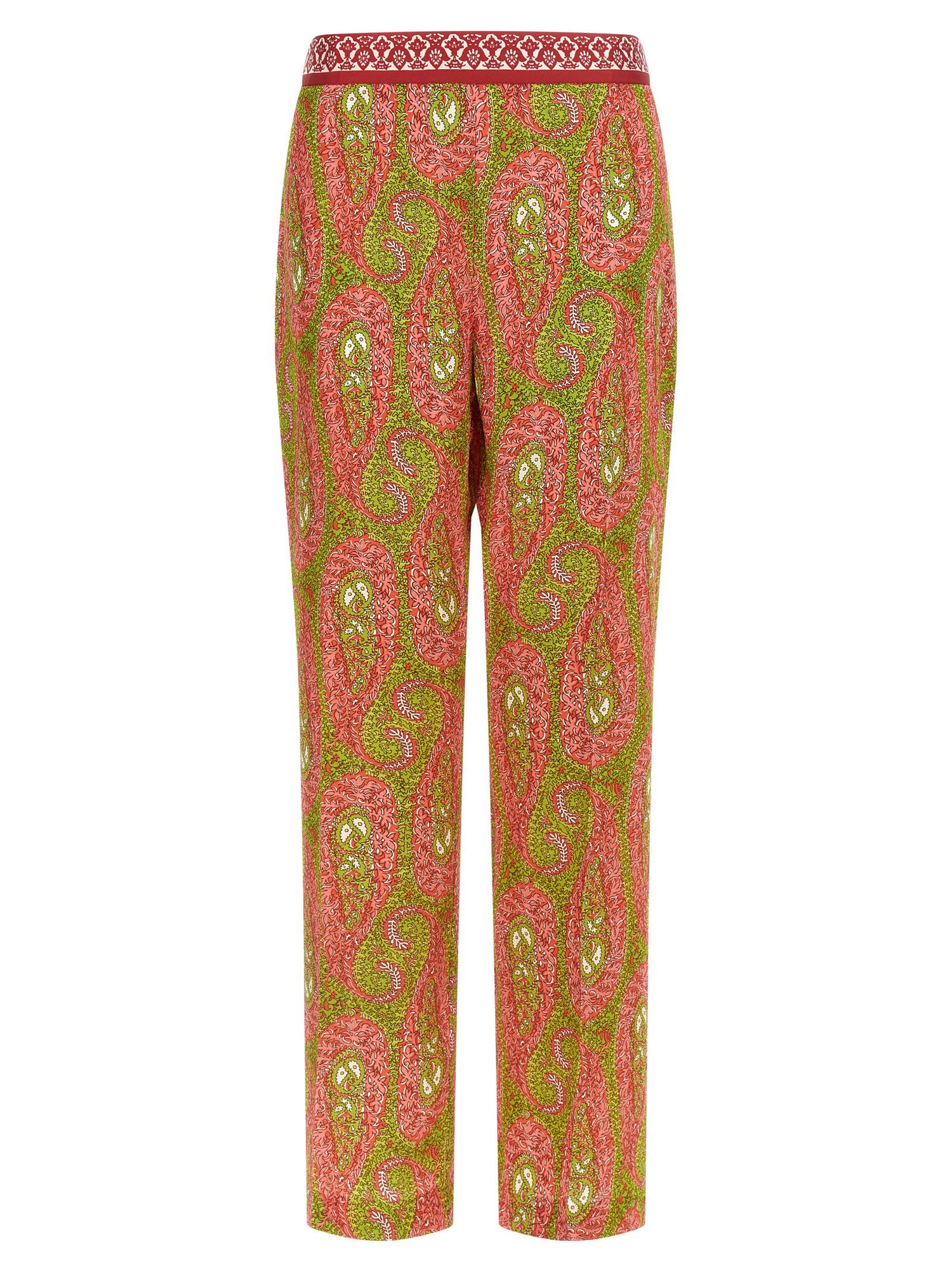 Etro Paisley Foliage Pants Multicolor