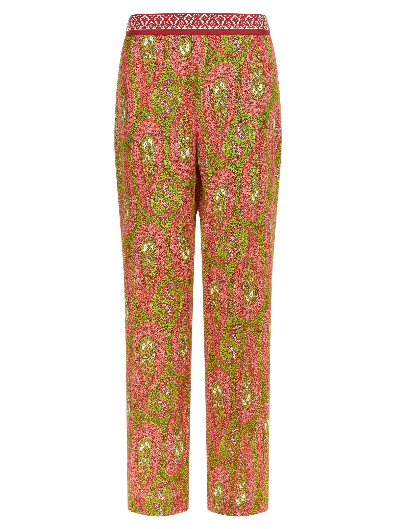 Etro Paisley Foliage Pants Multicolor