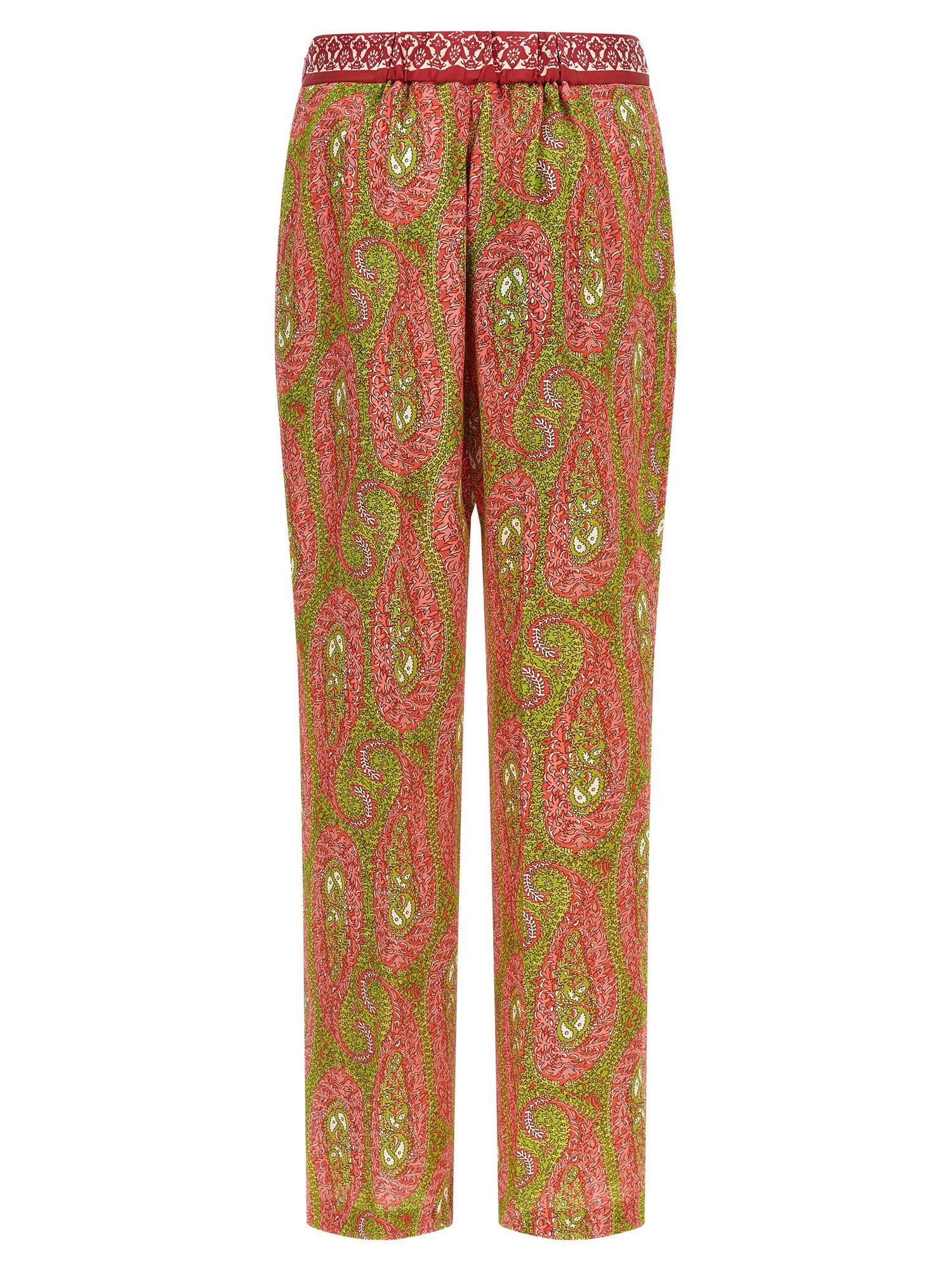 Etro Paisley Foliage Pants Multicolor