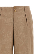 Etro Paisley Jacquard Pants Beige