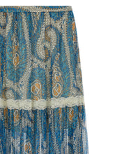 Etro Lace Insert Skirt Light blue