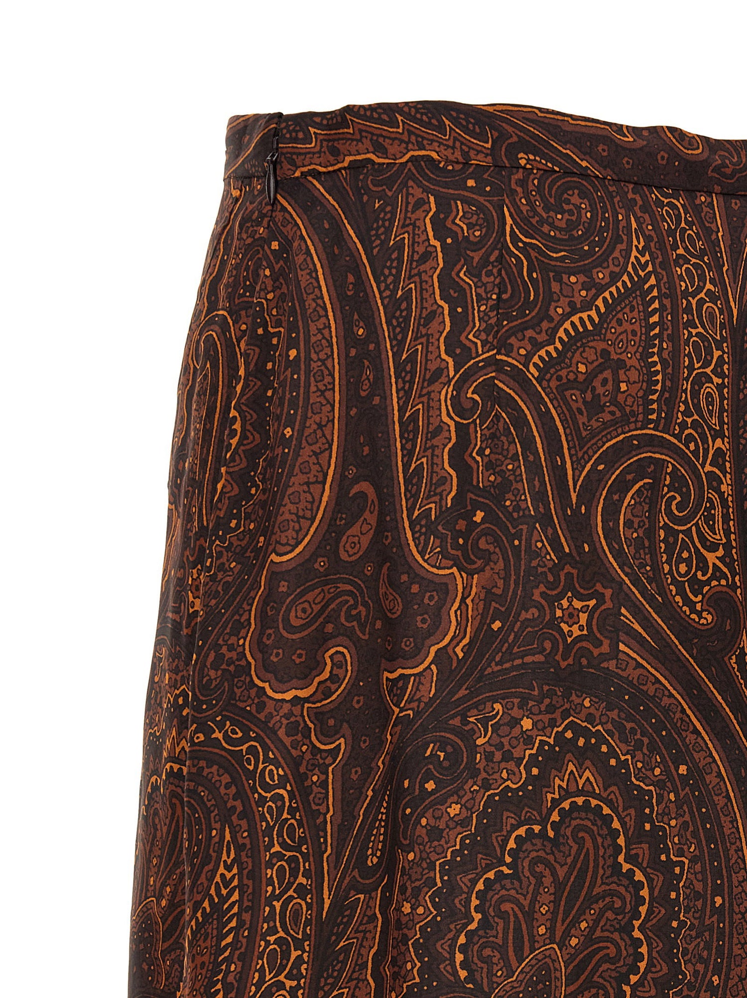 Etro Paisley Skirt Brown