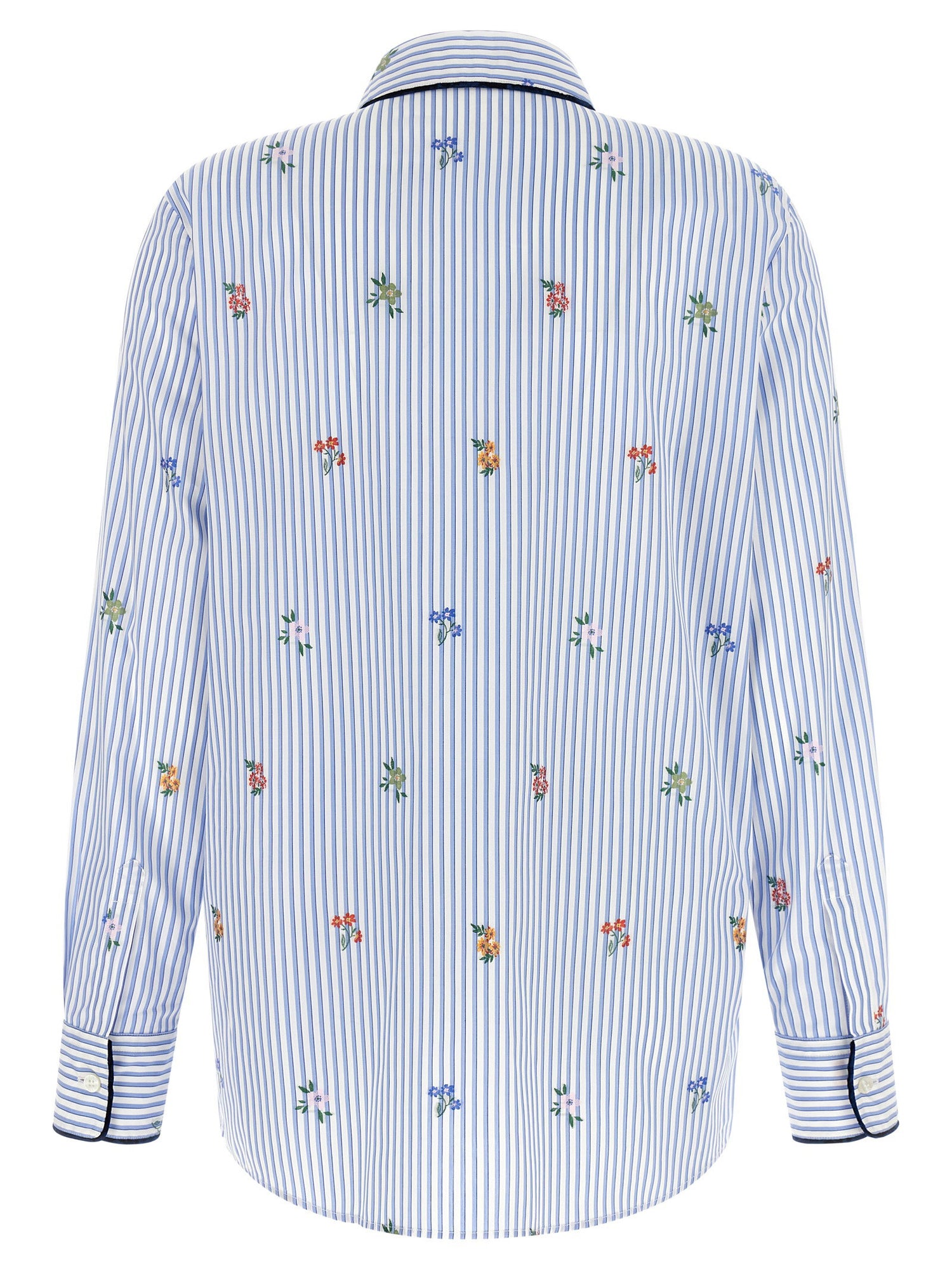 Etro Floral Embroidery Shirt Light blue