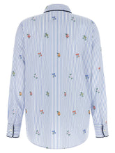 Etro Floral Embroidery Shirt Light blue