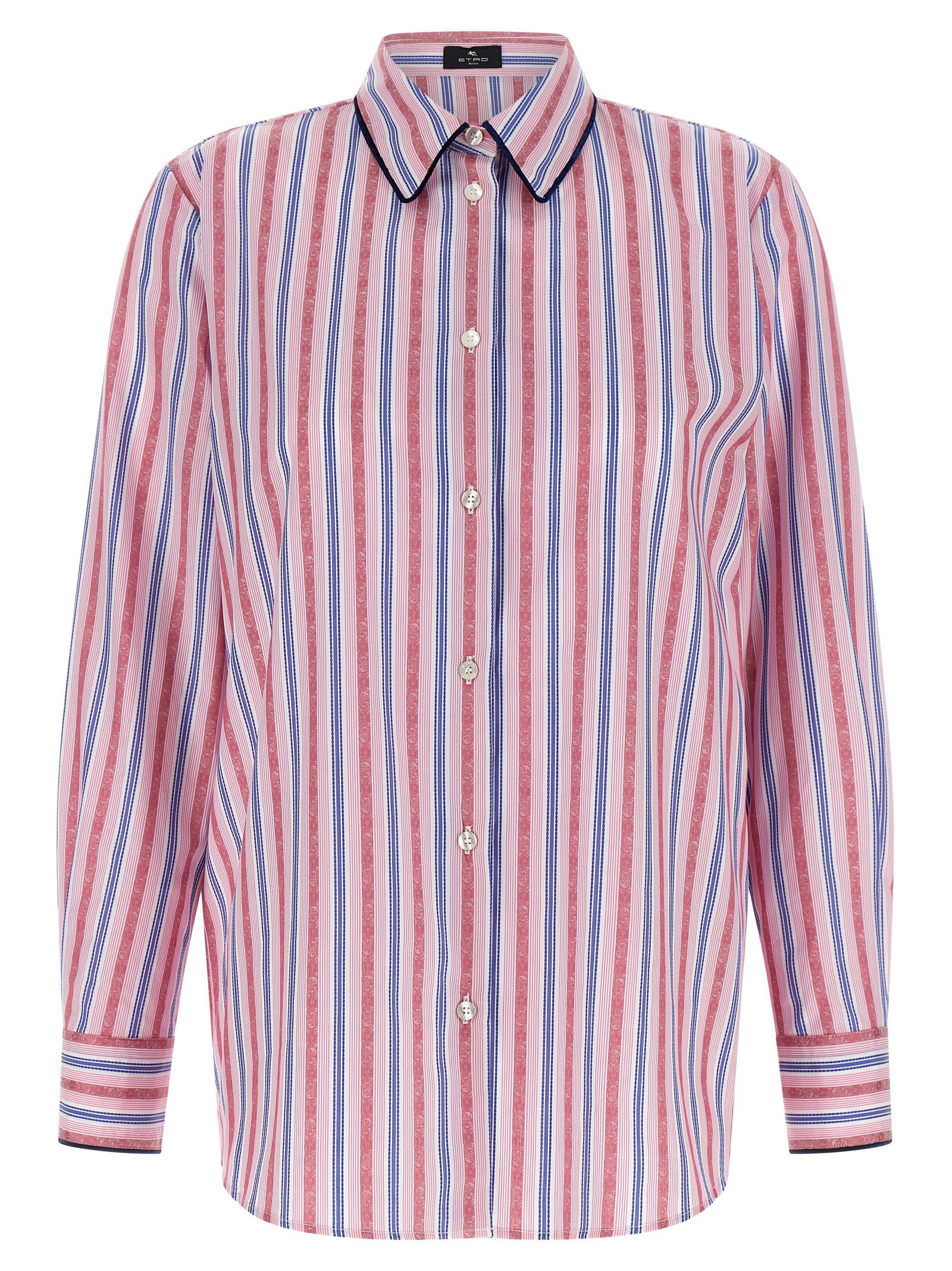 Etro Fil Coupé Shirt Multicolor