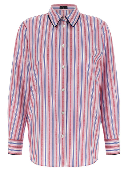 Etro Fil Coupé Shirt Multicolor