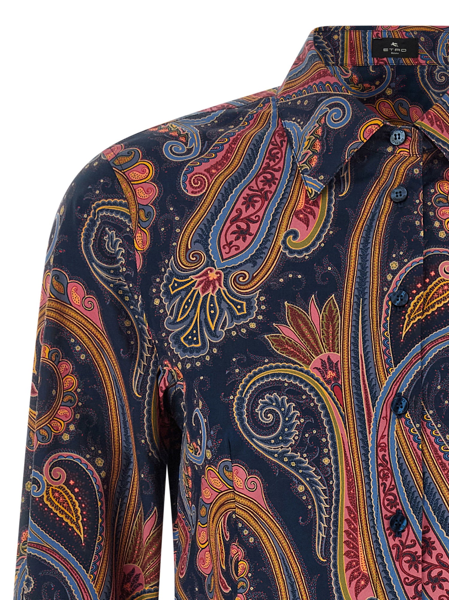 Etro Floral Paisley Shirt Blue