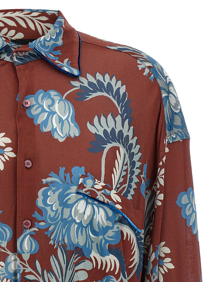 Etro Floral Foliage Shirt Multicolor