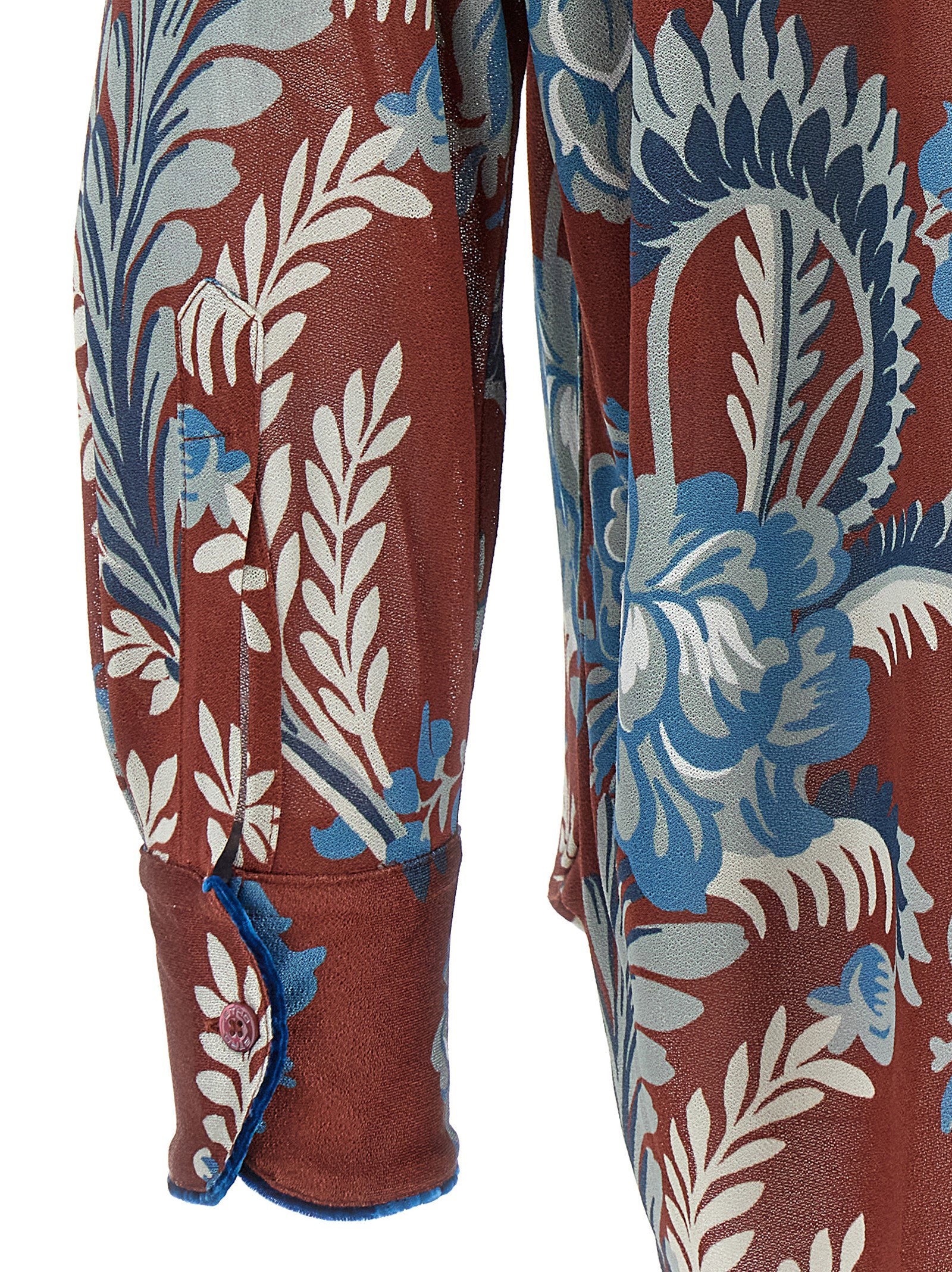 Etro Floral Foliage Shirt Multicolor