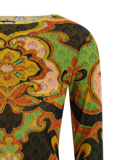 Etro Double-layer Mesh Multicolor
