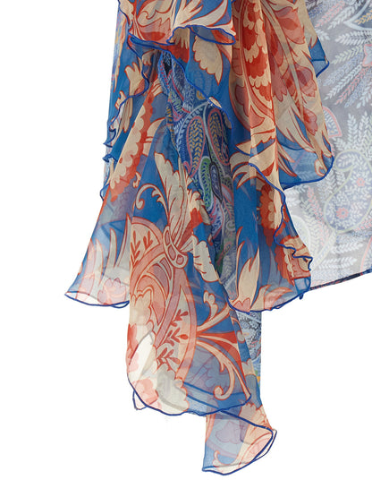 Etro Chiffon Blouse Light blue