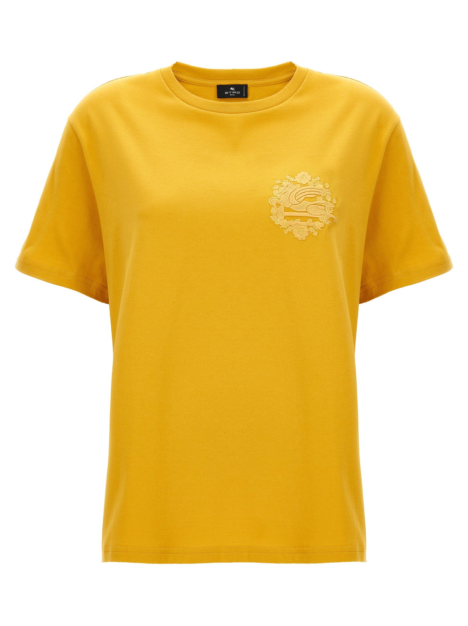Etro Logo T-shirt Yellow