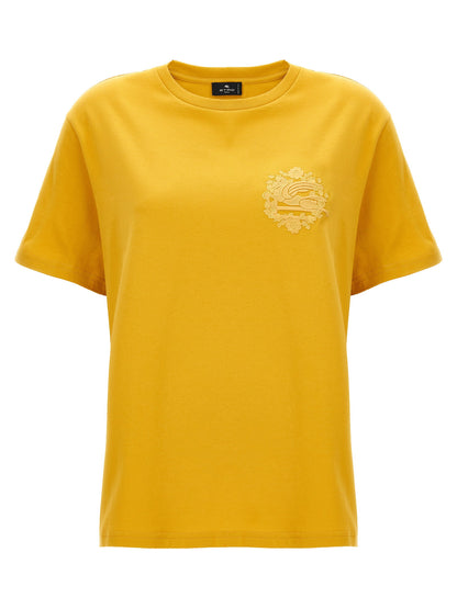 Etro Logo T-shirt Yellow