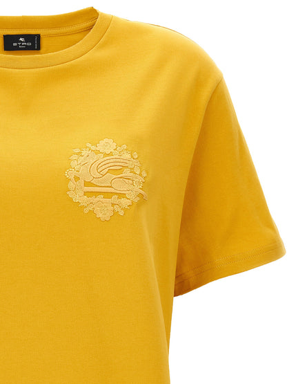 Etro Logo T-shirt Yellow