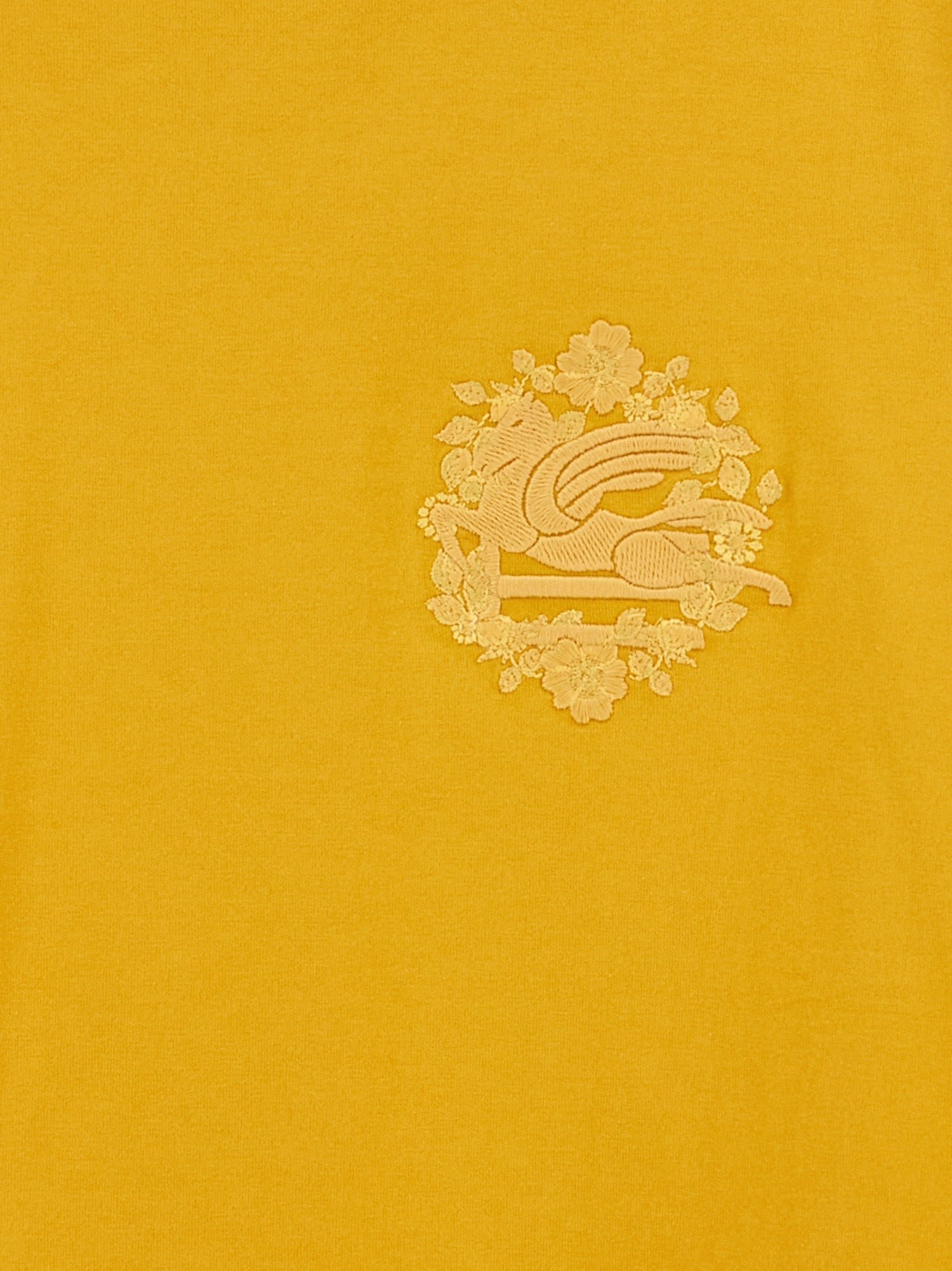 Etro Logo T-shirt Yellow